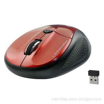 2.4G Wireless Mouses, with Measures 100 x 60 x 38mm